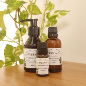 Óleo corporal alívio para dores musculares - Menta, gualtéria e copaíba